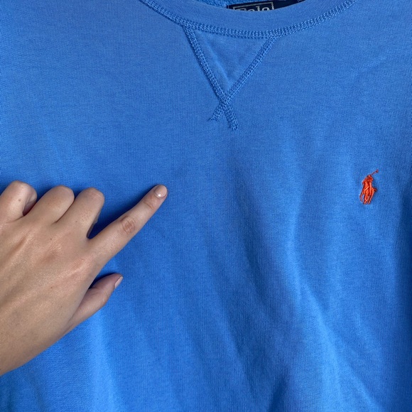 Polo by Ralph Lauren Blue Crewneck Sweater - Picture 3 of 3